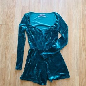 Velvet romper